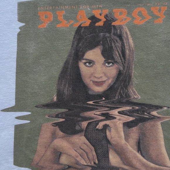 Cropped Playboy Tee by Junk Food Clothing - Picture 2 of 5